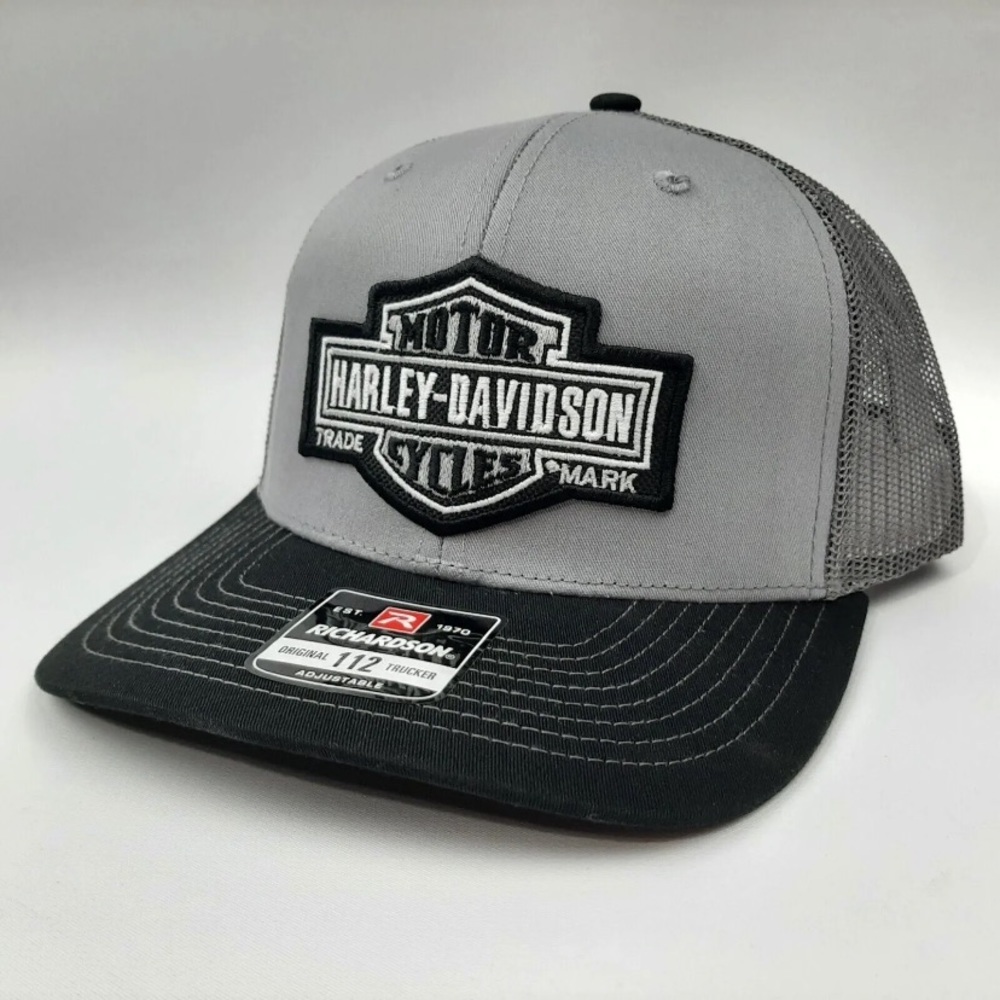 Harley Davidson Richardson 112 Trucker Hat Multi‑Color SnapBack